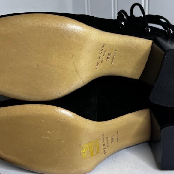 Rag & Bone Dalia 2 Suede Boots in Black Size 9.5 - Picture 7 of 7